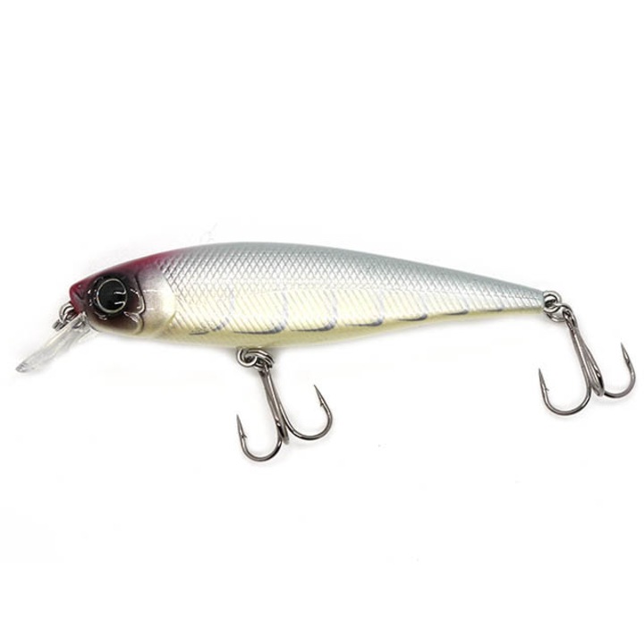 Vobler Damiki Strike 90SP, 9cm, 10.5gr, Suspending, culoarea Pearl Craw