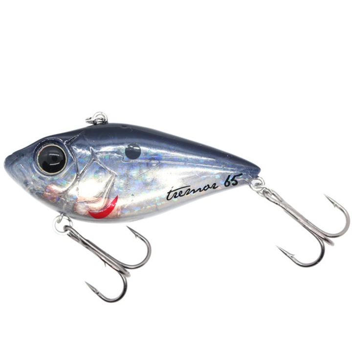 Vobler Damiki Tremor 65N, 6.5cm, 15gr, Sinking, culoarea Black Chrome