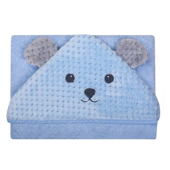 Prosop cu gluga pentru baieti 100 x 100 cm Mini Junior 5908AL, Albastru 100 x 100 cm Prosop cu gluga pentru baieti 100 x 100 cm Mini Junior 5908AL, Albastru 100 x 100 cm