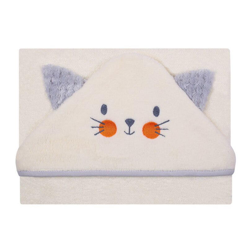 Prosop cu gluga pentru copii 100 x 100 cm Mini Junior 2004C, Crem 100 x 100 cm