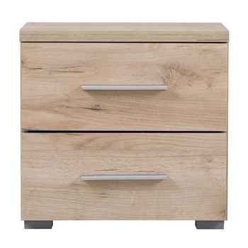 Noptiera iMK®, 2 sertare, PAL melaminat, stejar gri, 44.5 x 43 x 33.5 cm Noptiera iMK®, 2 sertare, PAL melaminat, stejar gri, 44.5 x 43 x 33.5 cm