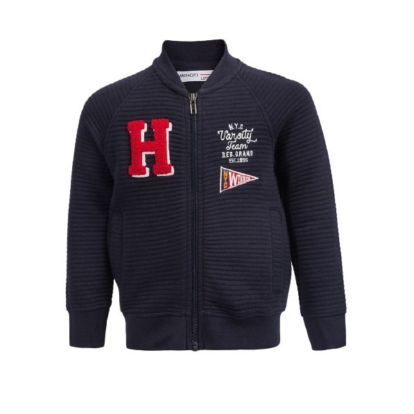 Jacheta jerseu, albastru inchis