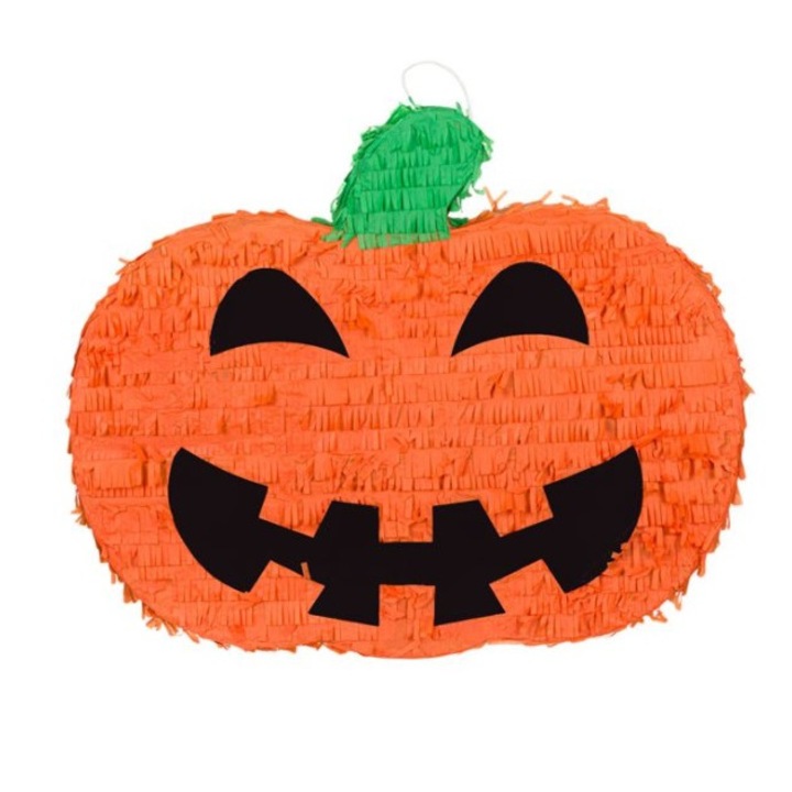 Пинята Тиква, За Хелоуин парти, Многоцветен, 52 см