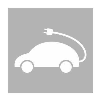 Sablon Incarcare Autovehicule Electrice, 40x40 cm, PET-G Sablon Incarcare Autovehicule Electrice, 40x40 cm, PET-G