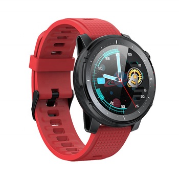 Ceas smartwatch TechONE® L15, ecran 1.3 inch Retina, lanterna, ritm cardiac, EKG, oxigen sange, rezistenta apa IP68, full Touch, multi sport, stand by 7 zile, ultra usor, rosu/negru Ceas smartwatch TechONE® L15, ecran 1.3 inch Retina, lanterna, ritm cardiac, EKG, oxigen sange, rezistenta apa IP68, full Touch, multi sport, stand by 7 zile, ultra usor, rosu/negru