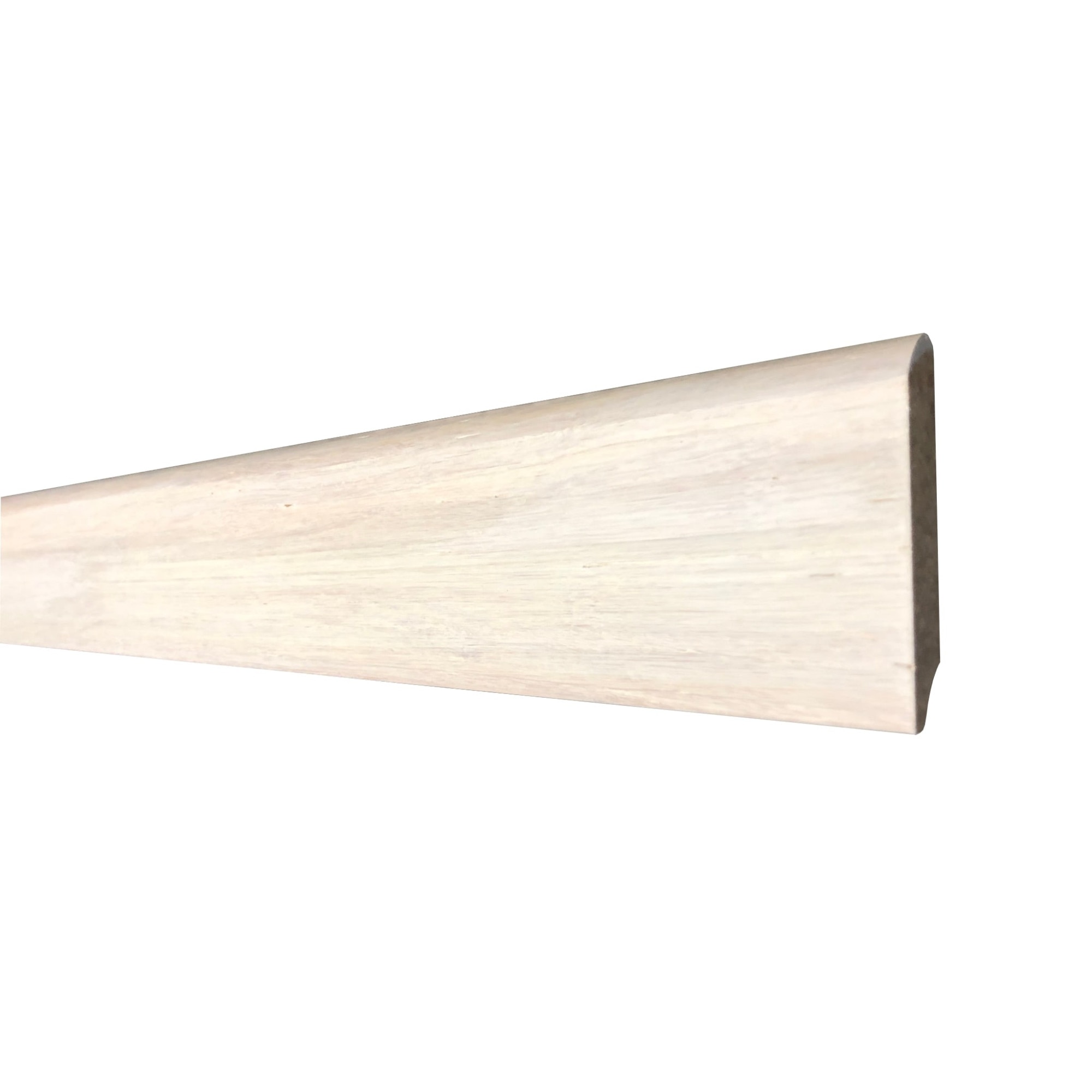 Plinta Bambus Densificat, Culoare Alb, 1850x70x14 mm