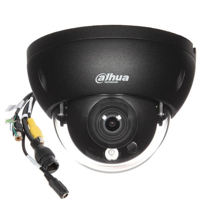 DAHUA 4908613 Dahua IPC-HDBW5241R-ASE-0280B-BLACK/kültéri/2MP/Pro AI/2,8mm/IR50m/Starlight/IP fekete dómkamera
