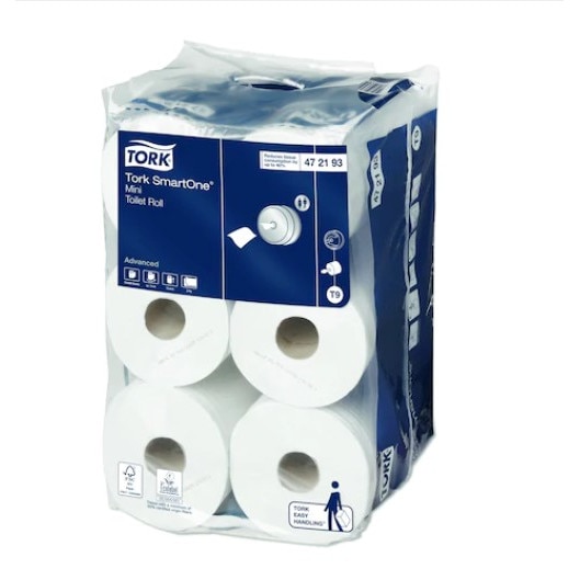 Hartie igienica Tork 2 straturi, 111 m, culoarea alb, 12 bucati/bax