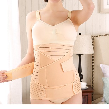 Centura Abdominala Postnatala eOptima® SS01L Premium, 3 Piese, pentru slabit si revenire usoara dupa sarcina, Crem Centura Abdominala Postnatala eOptima® SS01L Premium, 3 Piese, pentru slabit si revenire usoara dupa sarcina, Crem