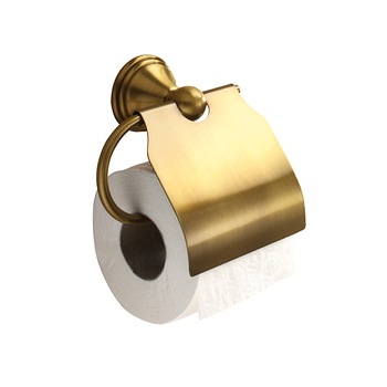 Suport hartie igienica, Gedy Romance, cu capac, bronz Suport hartie igienica, Gedy Romance, cu capac, bronz