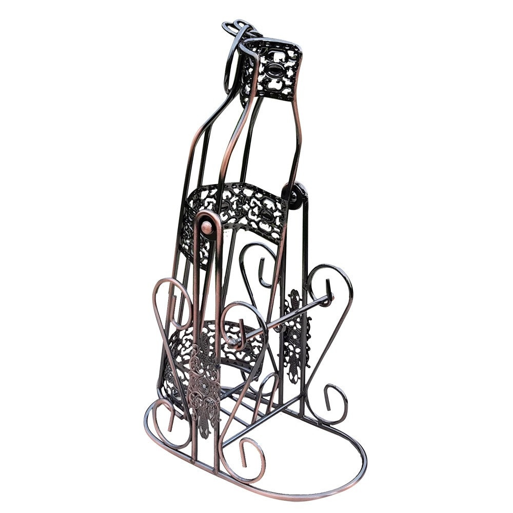 Suport vin metalic tip balansoar 35 cm