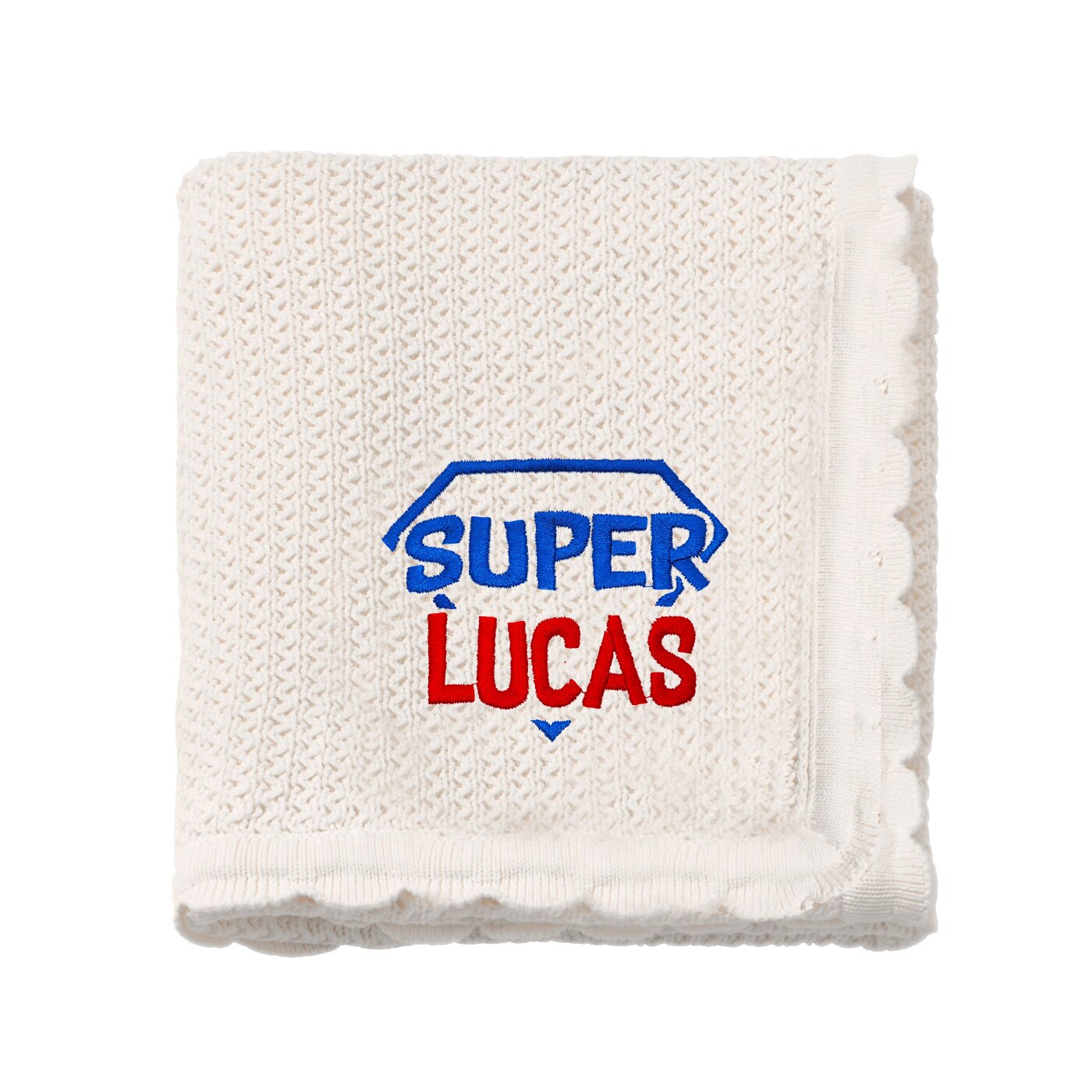 Paturica bebe, LWS, bumbac, tricotata, brodata, model super erou Lucas