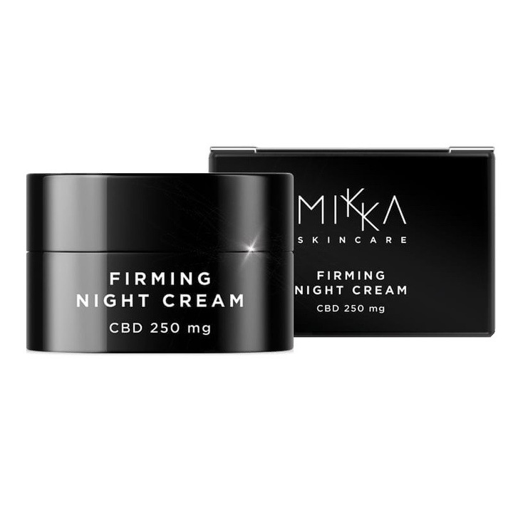 Crema de noapte Mikka cu CBD si Coenzima Q10, 50 ml