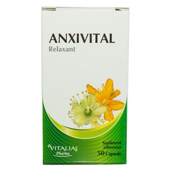 Anxivital relaxant Vitalia Pharma 50 buc Anxivital relaxant Vitalia Pharma 50 buc