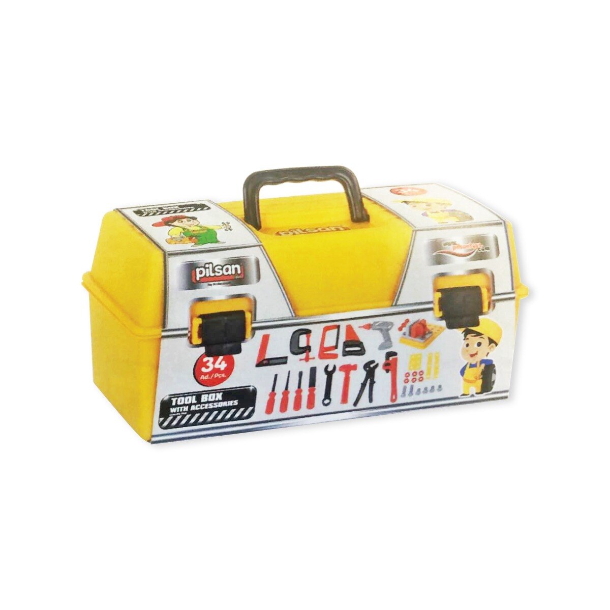 Set unelte in cutie pentru copii ,Pilsan