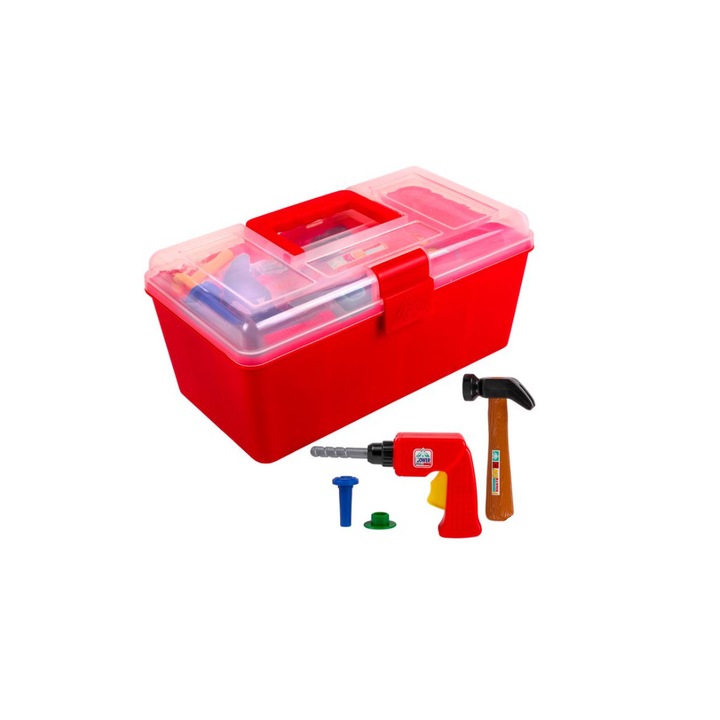 Trusa de scule cu 26 unelte, din plastic