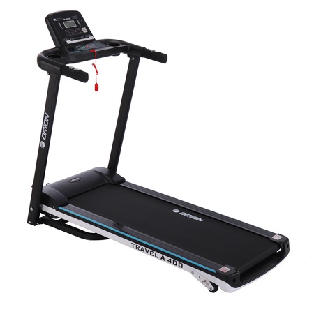 Banda de alergat electrica Orion Travel A400, bluetooth, Fitshow/Kinomap, viteza maxima 12 km/h, greutate maxima utilizator 110kg, pliabila