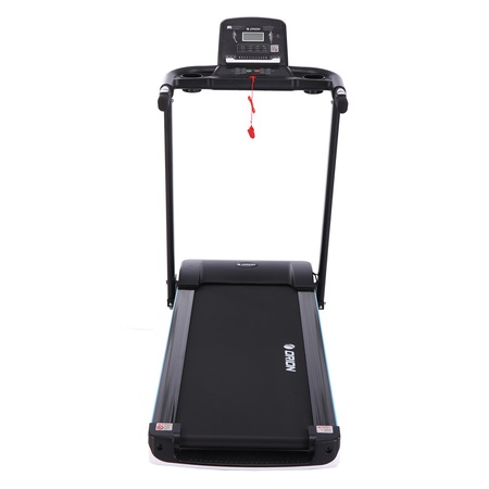 Banda de alergat electrica Orion Travel A400, bluetooth, Fitshow/Kinomap, viteza maxima 12 km/h, greutate maxima utilizator 110kg, pliabila