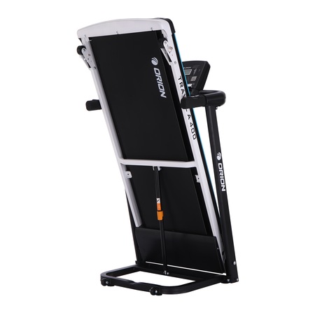 Banda de alergat electrica Orion Travel A400, bluetooth, Fitshow/Kinomap, viteza maxima 12 km/h, greutate maxima utilizator 110kg, pliabila