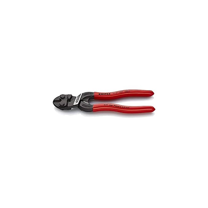 Clește de tăiat șuruburi Knipex CoBolt® S compact, acoperit cu plastic, 160 mm, tăiere centrală