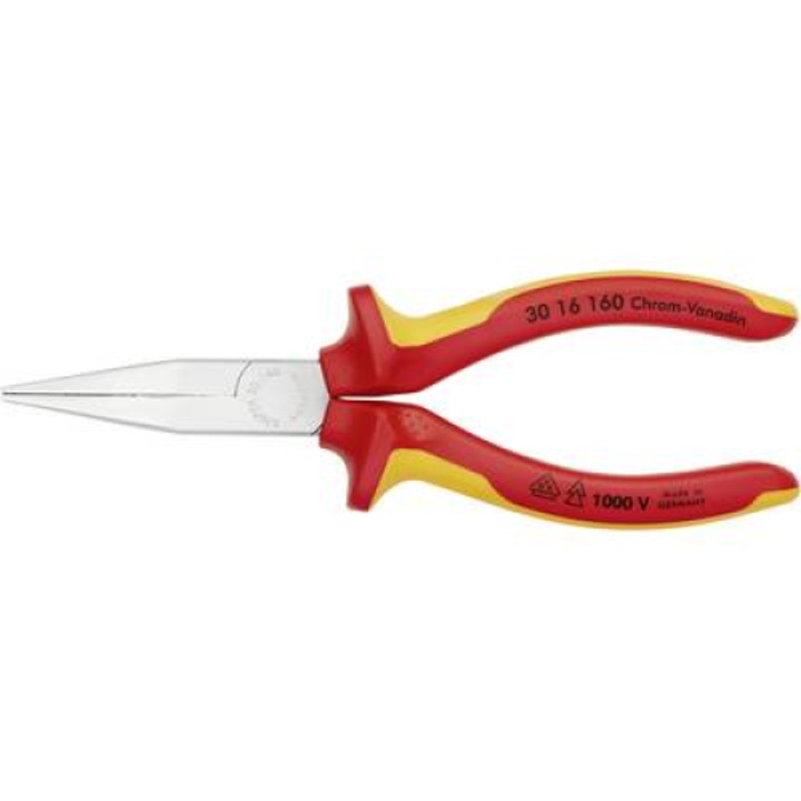 Laposfogó, VDE, DIN ISO 5745 szerint, - KNIPEX 30 16 160 (30 16 160)