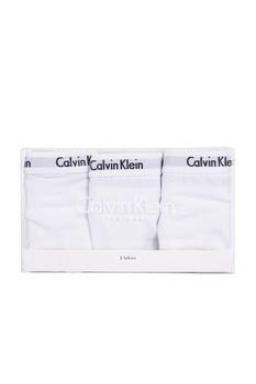 Set 3 perechi de chiloti, Calvin Klein, Model clasic, Alb, Alb Set 3 perechi de chiloti, Calvin Klein, Model clasic, Alb, Alb