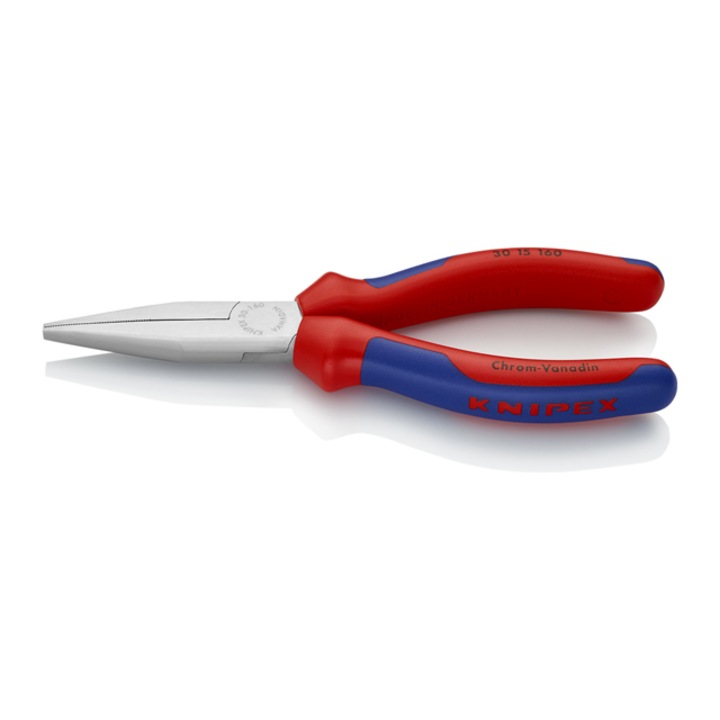 Клещи Knipex, дълги чeлюсти, плосковърхи, 160 мм