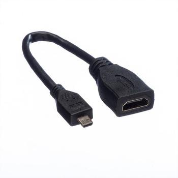 Adaptor Hdmi la micro Hdmi-D M-T v1.4 15cm, Value 11.99.5584 Adaptor Hdmi la micro Hdmi-D M-T v1.4 15cm, Value 11.99.5584