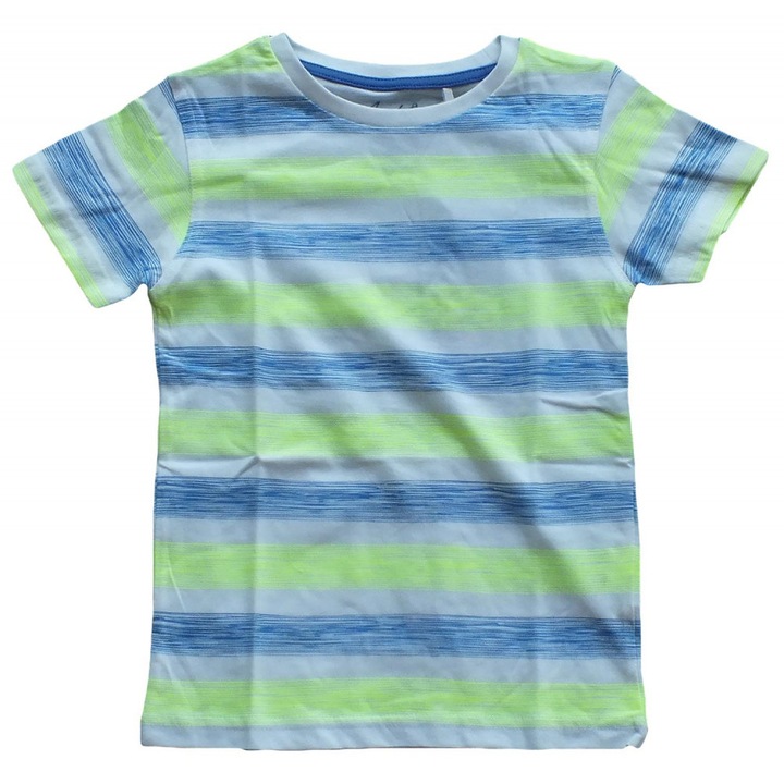 Knot So Bad zöld-kék csíkos fiú póló