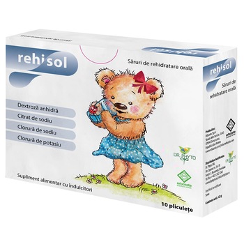 Supliment alimentar Rehisol, 10 plicuri Supliment alimentar Rehisol, 10 plicuri
