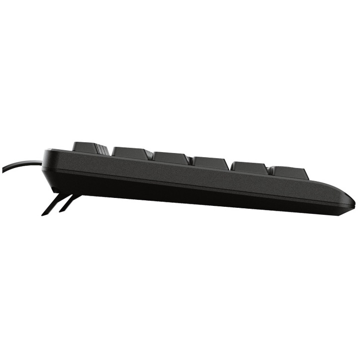 Tastatura cu fir Trust Primo, US Layout, USB, cablu 1,8m Negru