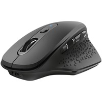 Mouse wireless Trust Ozaa, ergonomic, dual scroll, reincarcabil, Negru