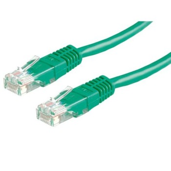 Cablu patch DIGITUS Premium CAT 6 UTP , Length 5,0m, verde Cablu patch DIGITUS Premium CAT 6 UTP , Length 5,0m, verde