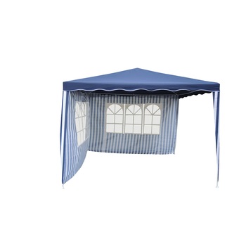 Pavilion impermeabil Kring cu 2 pereti, 300x300 cm, Albastru Pavilion impermeabil Kring cu 2 pereti, 300x300 cm, Albastru