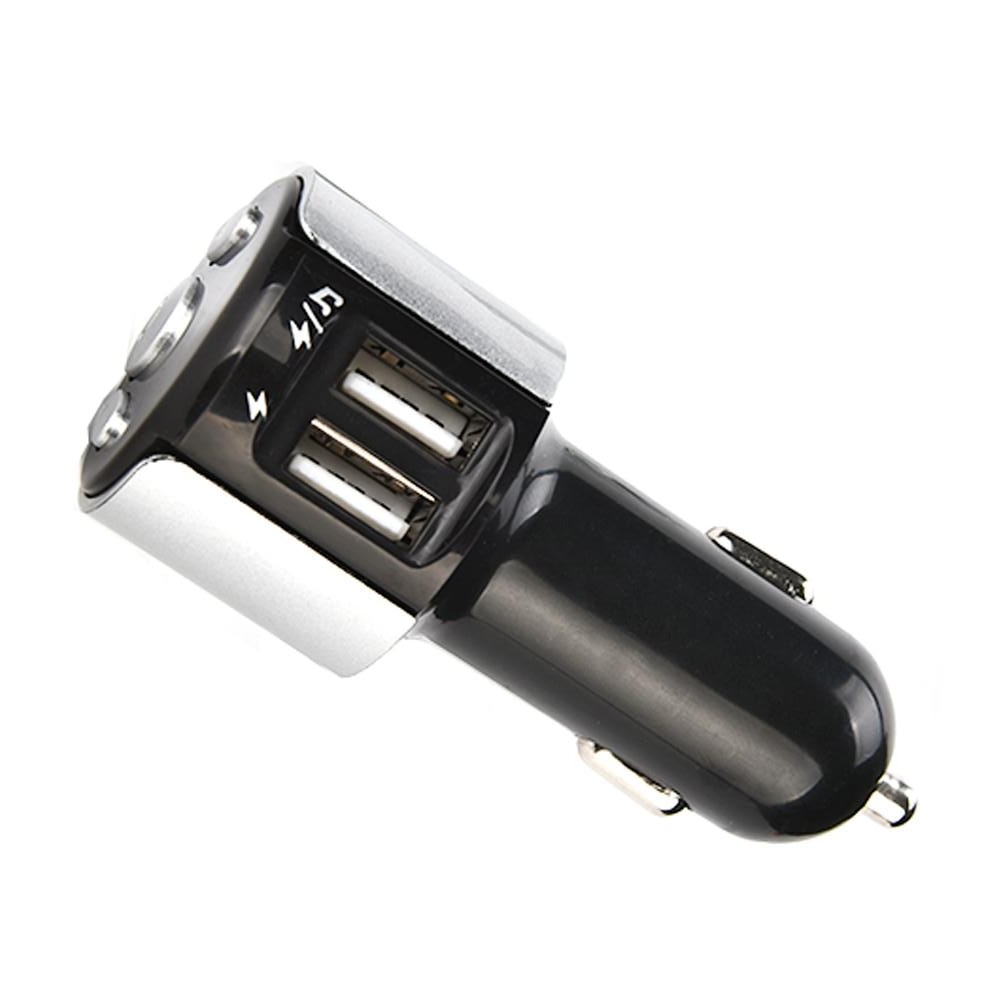 Modulator FM Bluetooth MRG L-X10, 2x USB, Handsfree, Negru