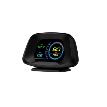 Aparat diagnosticare si afisaj informatii bord pe parbriz digital OBD2 si GPS de tip HUD, display pentru bord P19 Aparat diagnosticare si afisaj informatii bord pe parbriz digital OBD2 si GPS de tip HUD, display pentru bord P19