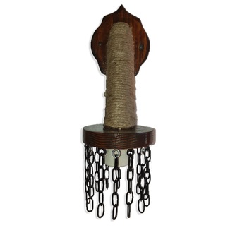 Corp iluminat decorativ rustic Metaxa Wood OD7, E27, lemn natur, 11x16x31 cm Corp iluminat decorativ rustic Metaxa Wood OD7, E27, lemn natur, 11x16x31 cm