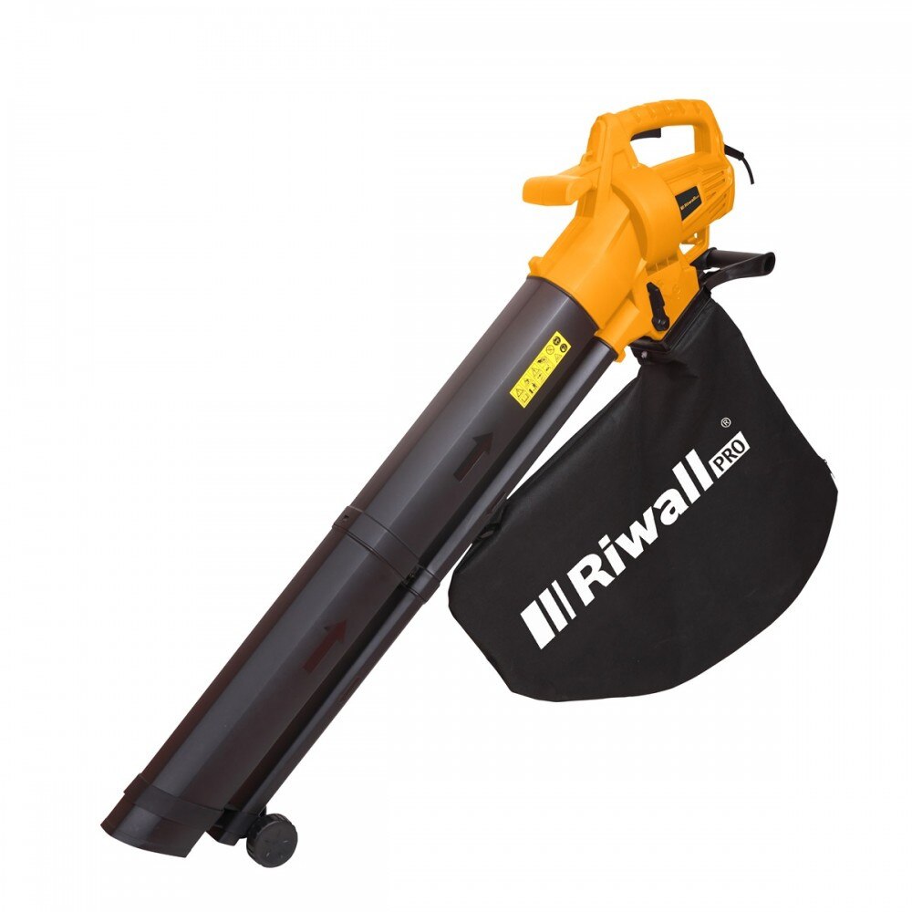 Suflanta/aspirator frunze, Riwall PRO REBV 3200 E, cu motor electric 3200 W
