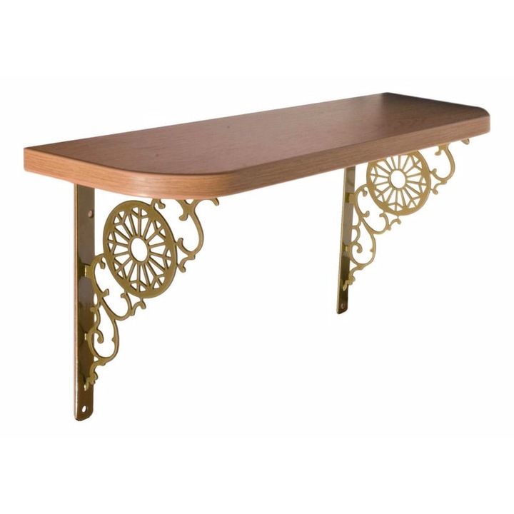 Polita baie, aurie, 500x230x150 mm