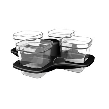 Set 4 pahare de copt din sticla Tefal Set 4 pahare de copt din sticla Tefal