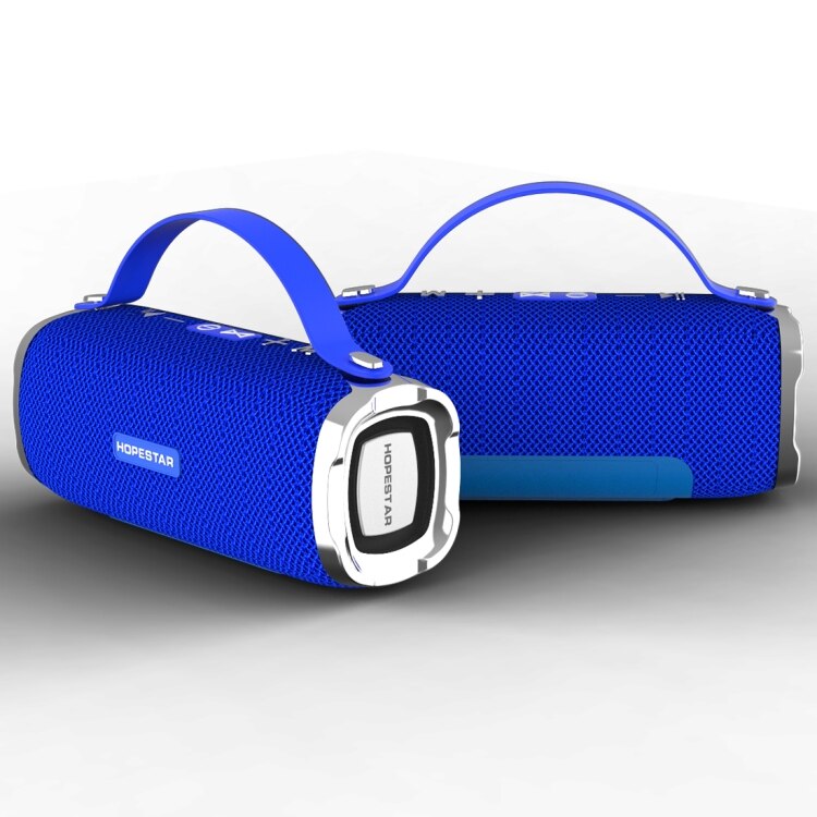 Преносима тонколона Hopestar H24, Bluetooth, Карта памет, USB, AUX, Син ...