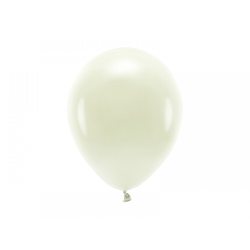 Set 100 baloane latex, Deco, Crem, 26 cm