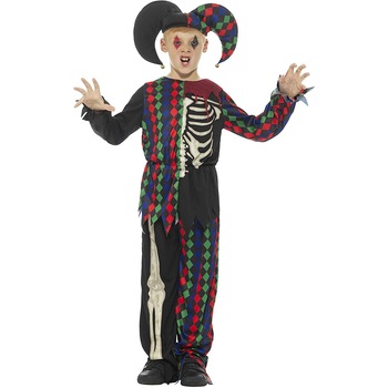 Costum Jester, marime M, 7-9 ani, Smiffy Costum Jester, marime M, 7-9 ani, Smiffy