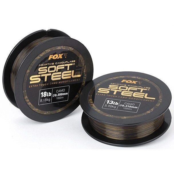 Fir monofilament Fox Adaptive Camouflage soft steel, 1000M, 0.31 mm, 5.9 kg