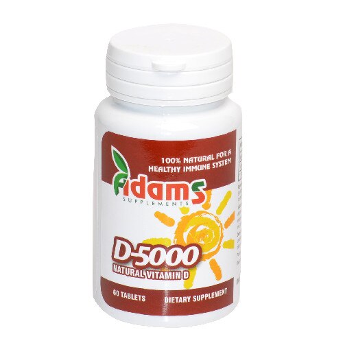 Supliment alimenar Vitamina D-5000 60 tablete