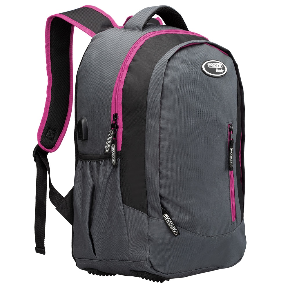 Rucsac sport, 35 L, gri/roz, Deuba