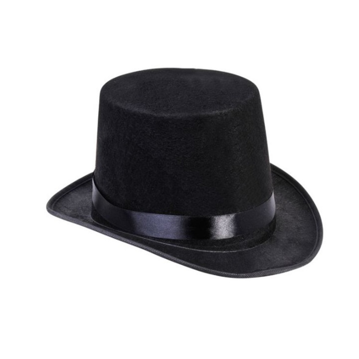 Ккарнавална шапка, за мъже универсален размер, черна