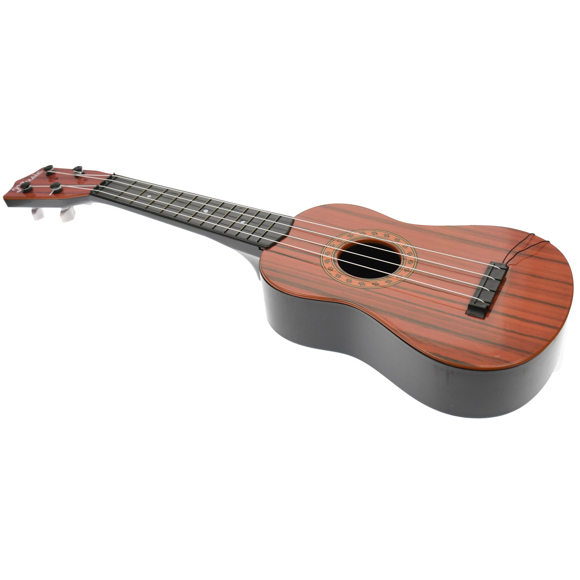 Chitara de jucarie maro inchis din PVC, 55 de cm - 3683A