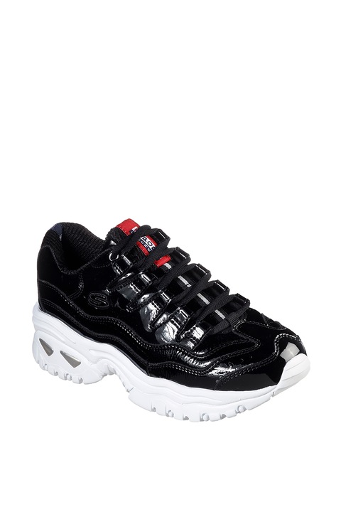 Skechers, Спортни обувки Energy Thriller Knight с лачена кожа