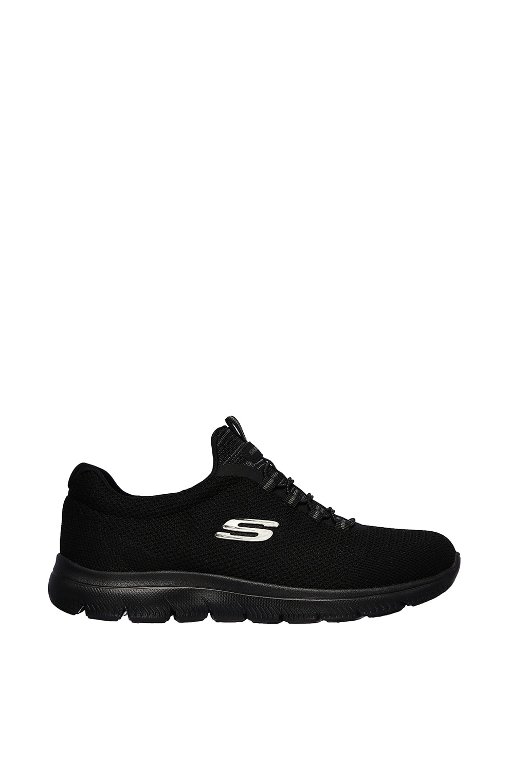 Skechers, Pantofi sport slip-on Summits - Cool Classic, Negru, 36